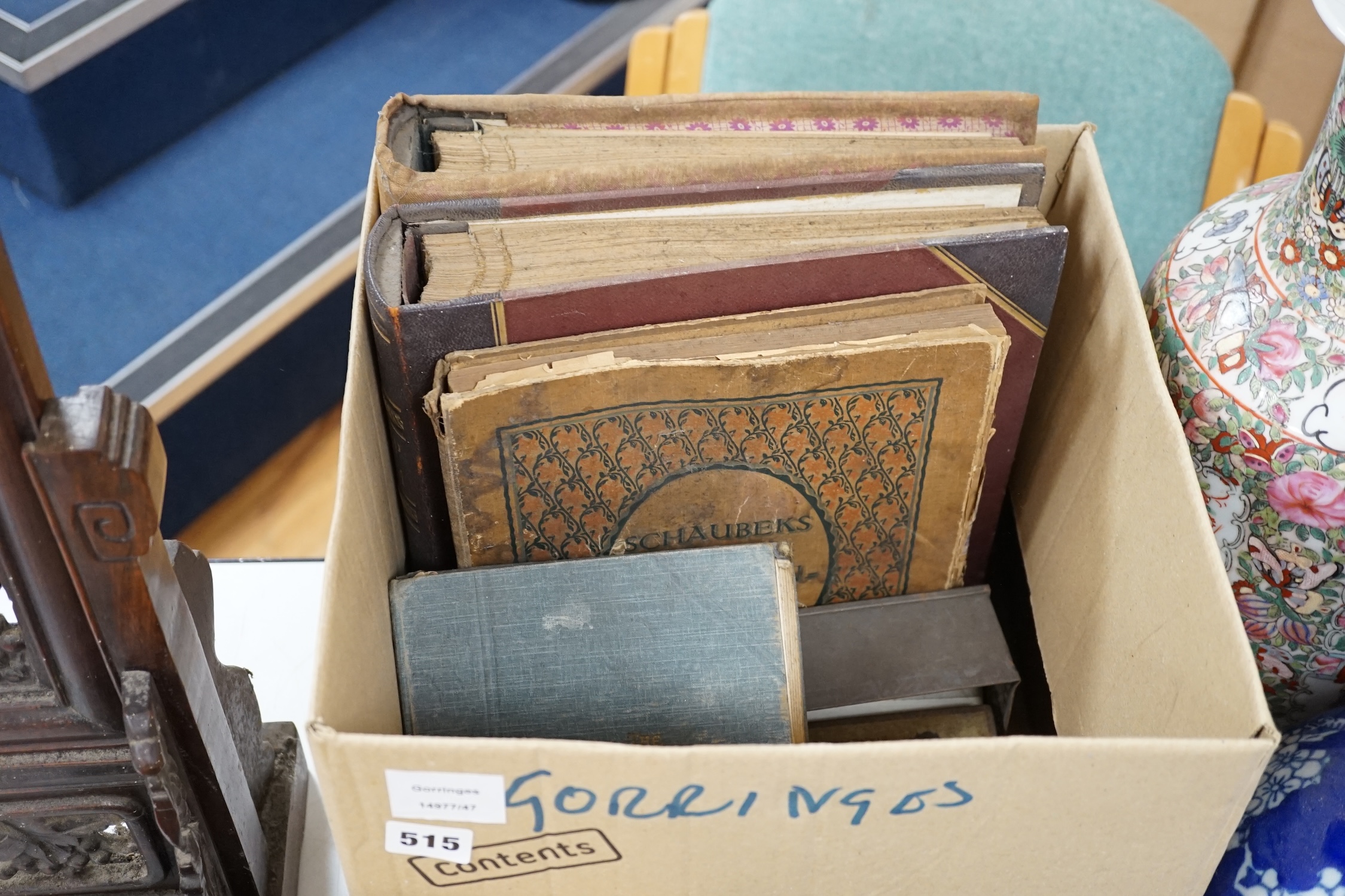 Two early 20th century Stamp Albums, containing a sparse accumulation of All World postage stamps, a 1d black and two 1d reds seen